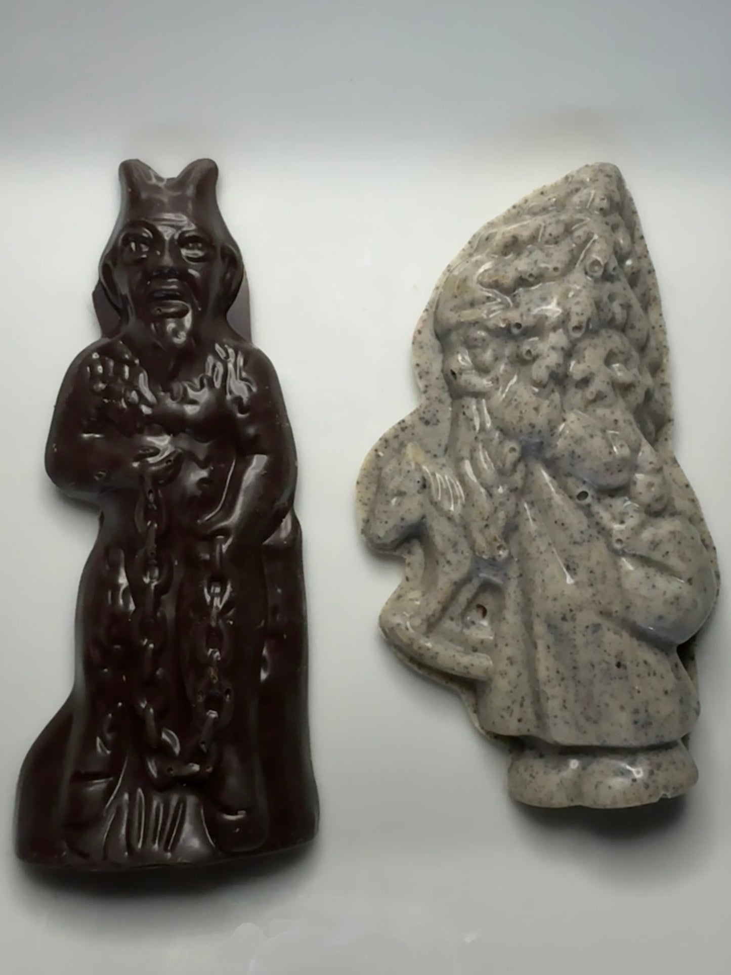 Chocolate Krampus & St. Nick Pair